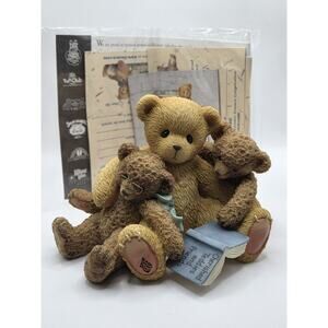 Cherished Teddies 1999 Caleb And Friends When One Lacks 661996 W/ Box & Papers